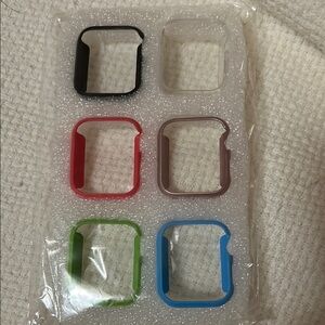 Black and Red Smartwatch Protective Cases Durable Wearables NWOT